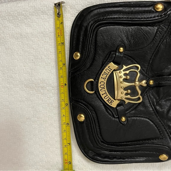 Juicy Couture Black Wristlet with Crown Gold Hardware. NWT 🎁